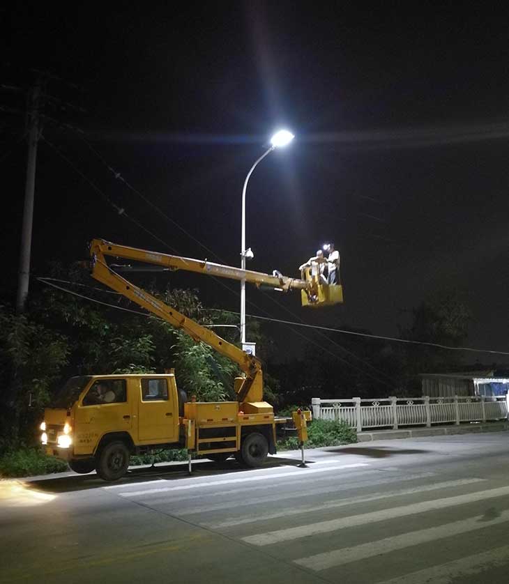 0接線光能路燈替換市電路燈